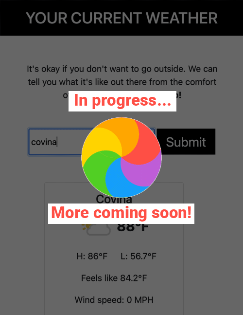 Weather app built in Svelte